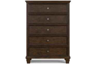 Danabrin Cherry 5-Drawer Chest