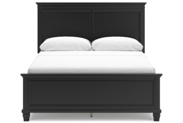 Lanolee Black Queen Bed