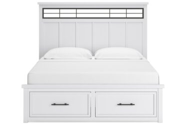Ashbryn White King Storage Bed
