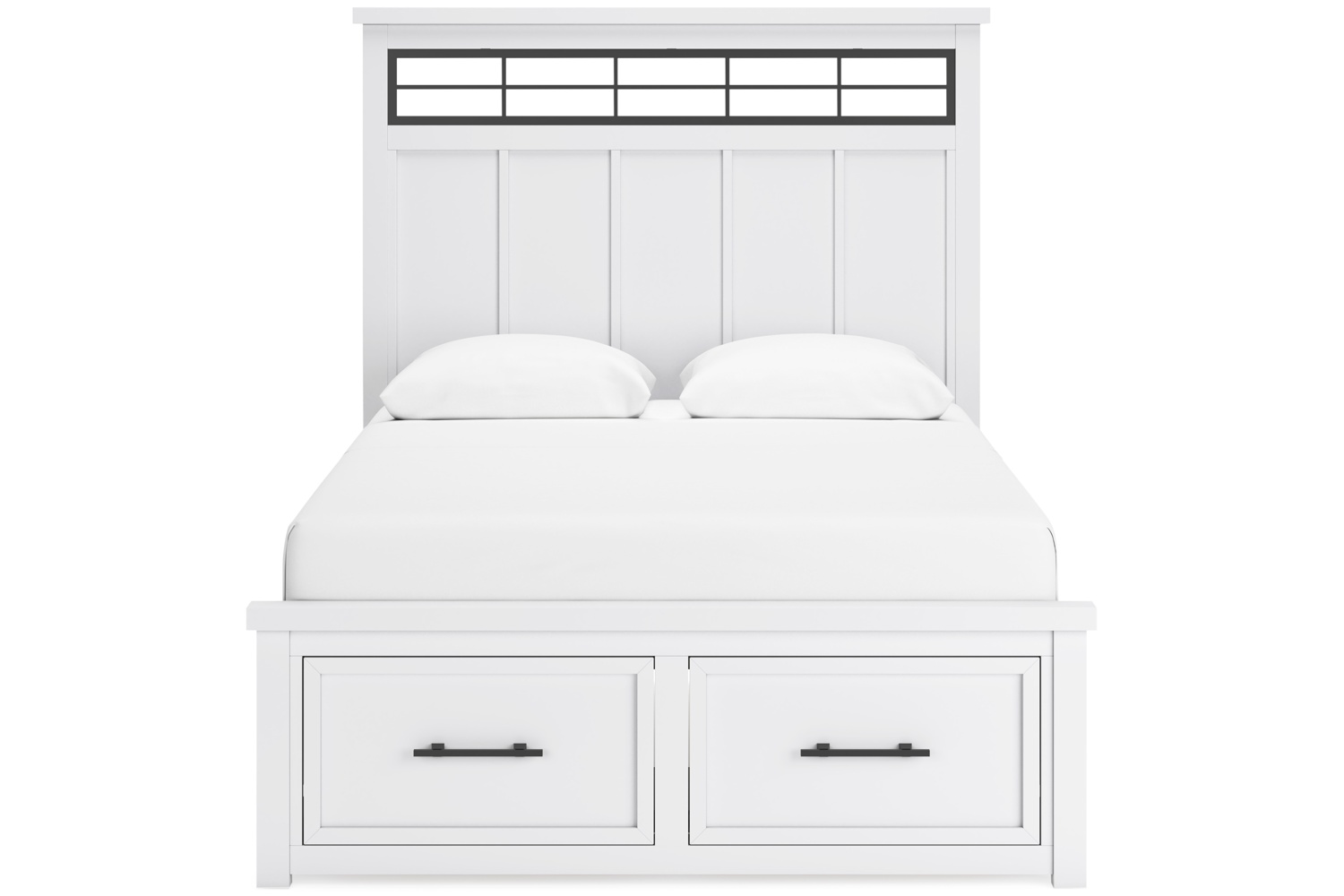 Ashbryn White Queen Storage Bed