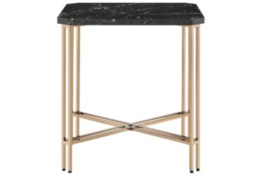 Daxton Faux-Marble Top End Table