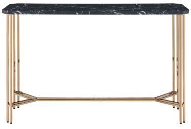 Daxton Faux-Marble Top Sofa Table
