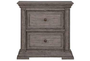 Big Valley Gray 2-Drawer Nightstand