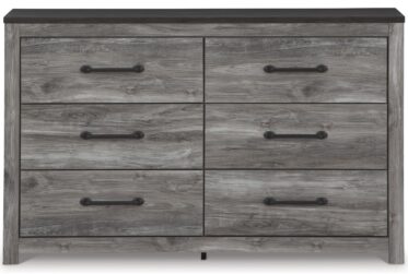 Bronyan Dark Gray 6-Drawer Dresser