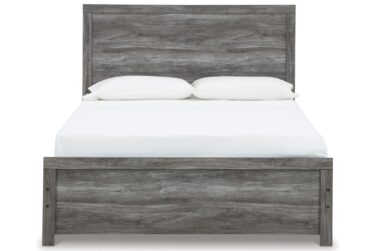 Bronyan Dark Gray Queen Panel Bed