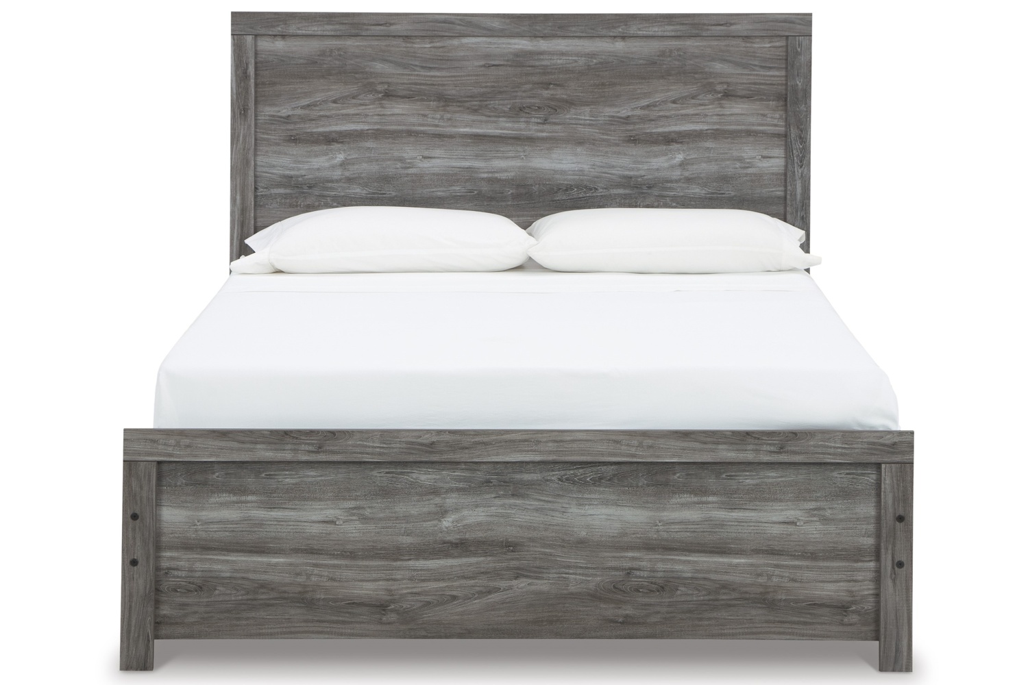 Bronyan Dark Gray Queen Panel Bed