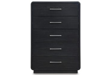 Rowanbeck Black 5-Drawer Chest