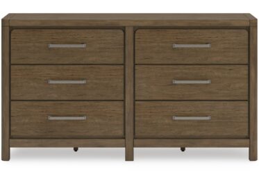 Cabalynn Light Brown 6-Drawer Dresser