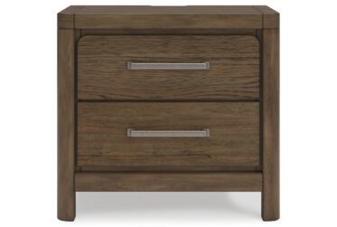 Cabalynn Light Brown 2-Drawer Nightstand