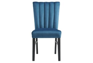 Bellini Navy Velvet Side Chair