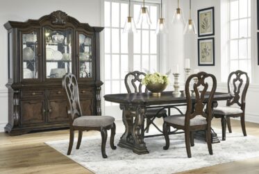 Maylee Brown 5 Piece Dining Set