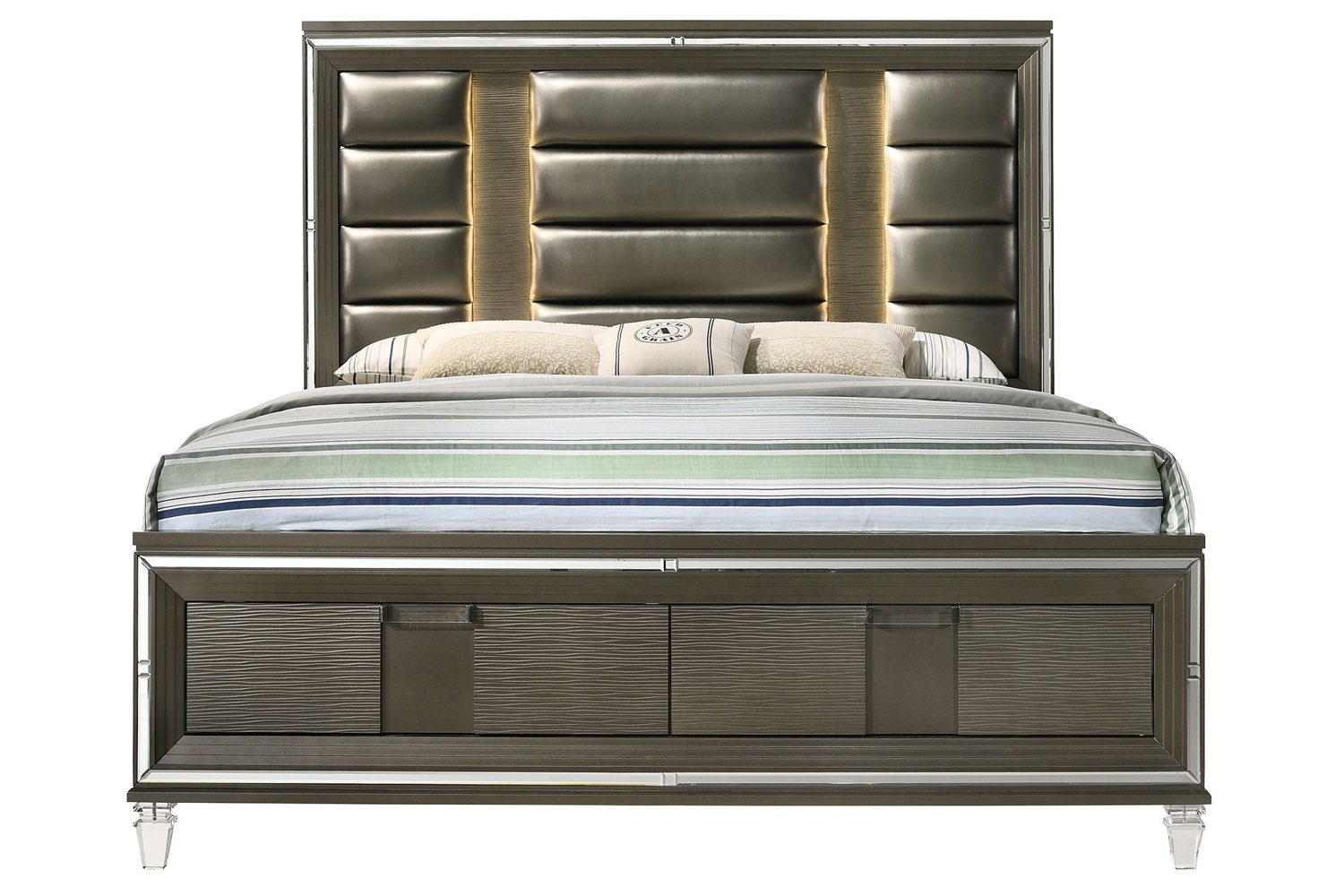 Twenty Nine Copper King Bed With Storage