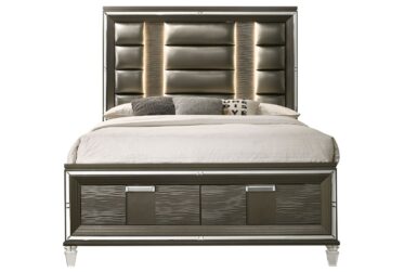 Twenty Nine Copper Queen Bed With Storage