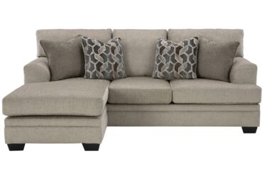 Stonemeade Taupe Sofa With Reversible Chaise