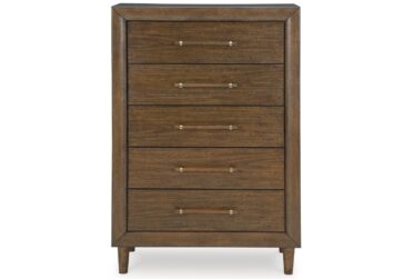 Lyncott Brown 5-Drawer Chest