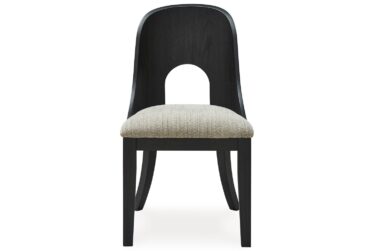Rowanbeck Black Upholstered Dining Chair