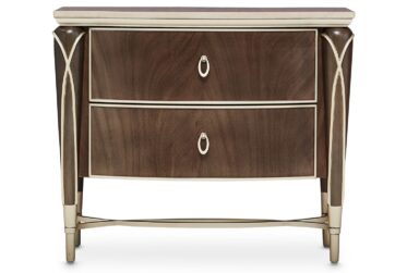 Villa Cherie Hazelnut 2-Drawer Nightstand By Michael Amini