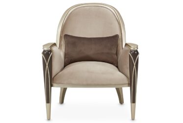 Villa Cherie Hazelnut Accent Chair By Michael Amini