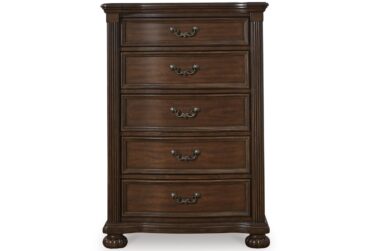 Lavinton Brown 5-Drawer Chest