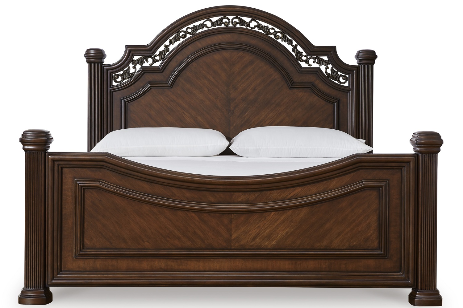Lavinton Brown King Poster Bed