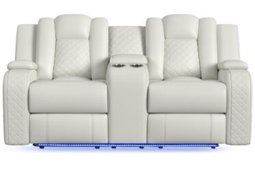 Carlo Oyster Power Reclining Loveseat