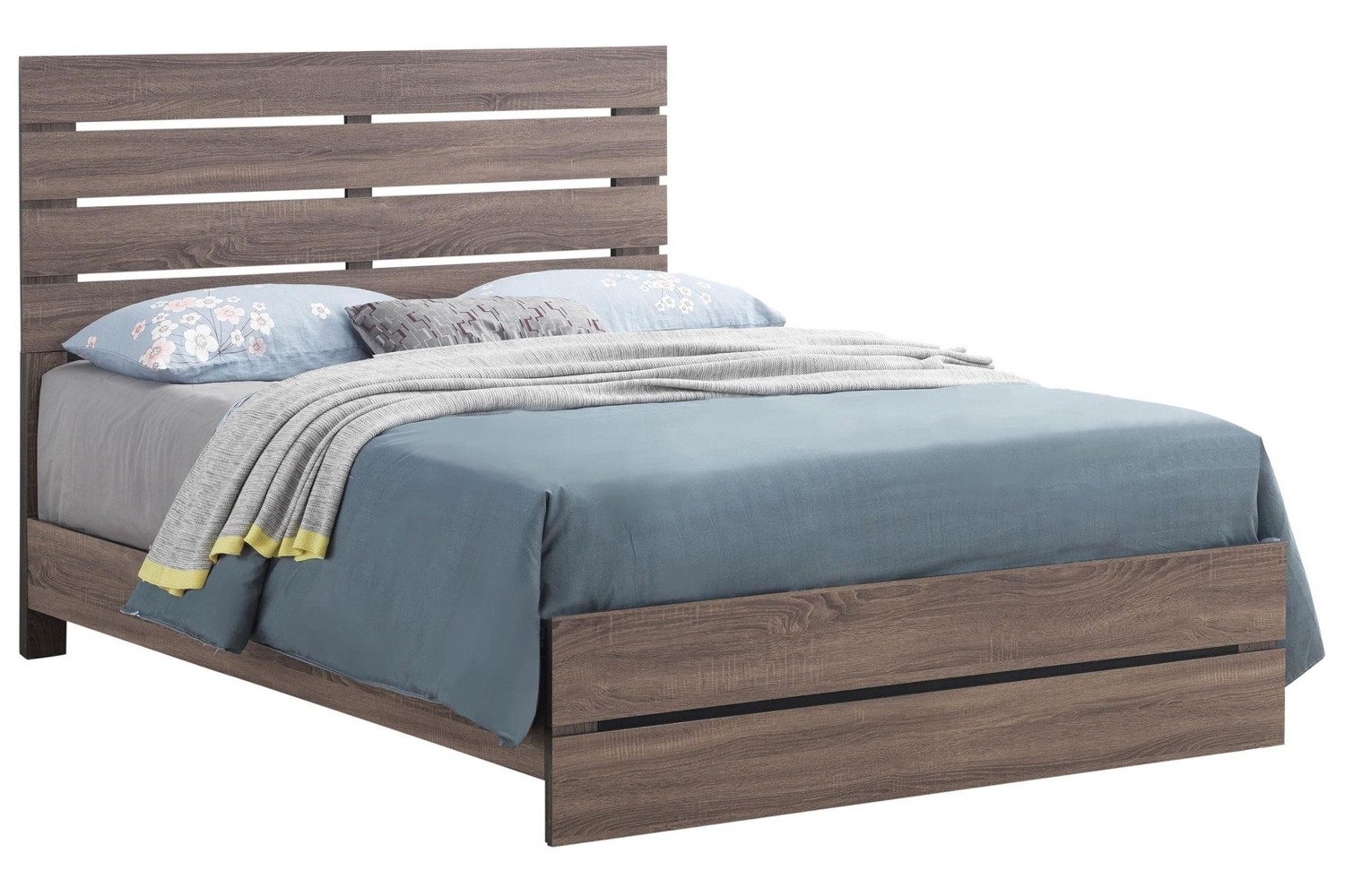 Brantford Barrel Oak King Panel Bed