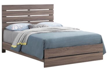 Brantford Barrel Oak Queen Panel Bed