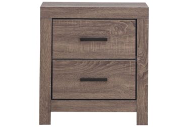 Brantford Barrel Oak 2-Drawer Nightstand