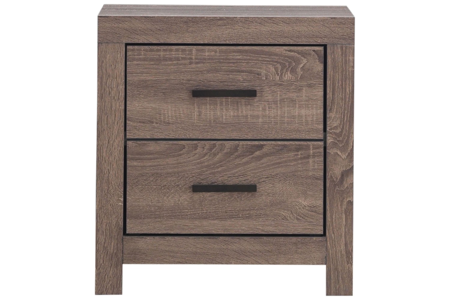 Brantford Barrel Oak 2-Drawer Nightstand