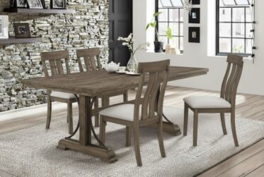 Quincy Wood 5 Piece Dining Set