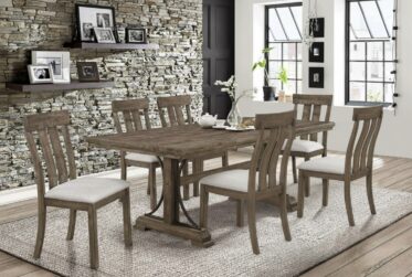 Quincy Wood 7 Piece Dining Set