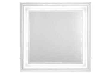 Cassia White High Gloss Mirror
