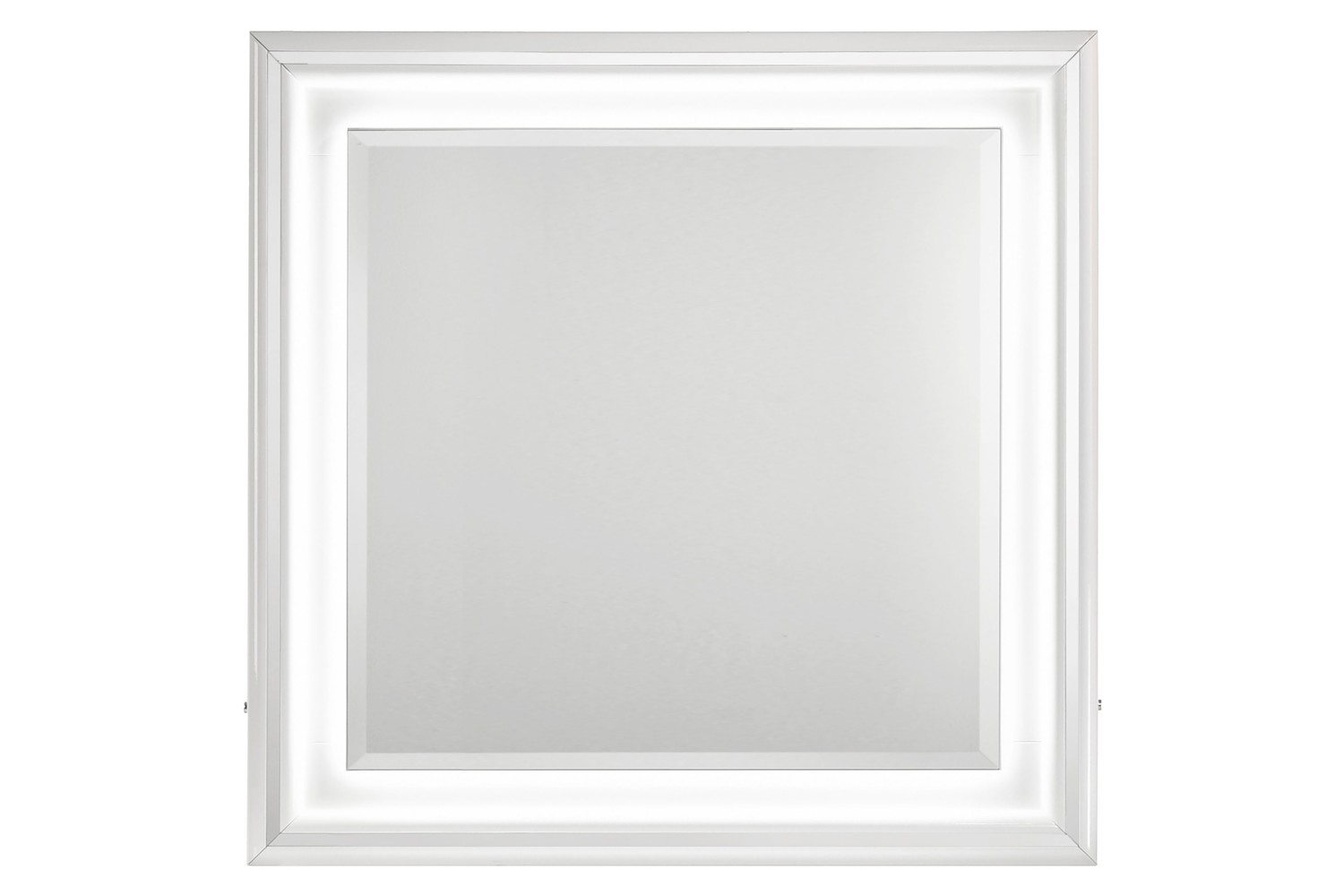 Cassia White High Gloss Mirror