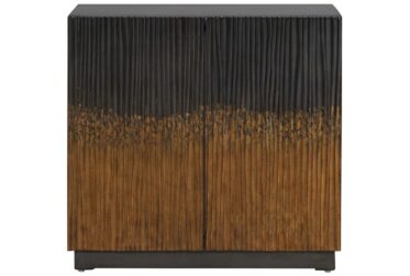 Fiore Satin Espresso 2-Door Accent Cabinet