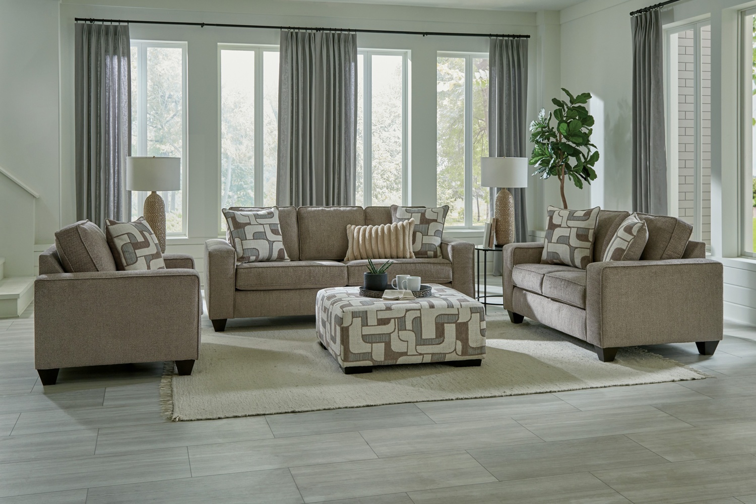 Huey Heather Sofa - Georgia Furniture Mart