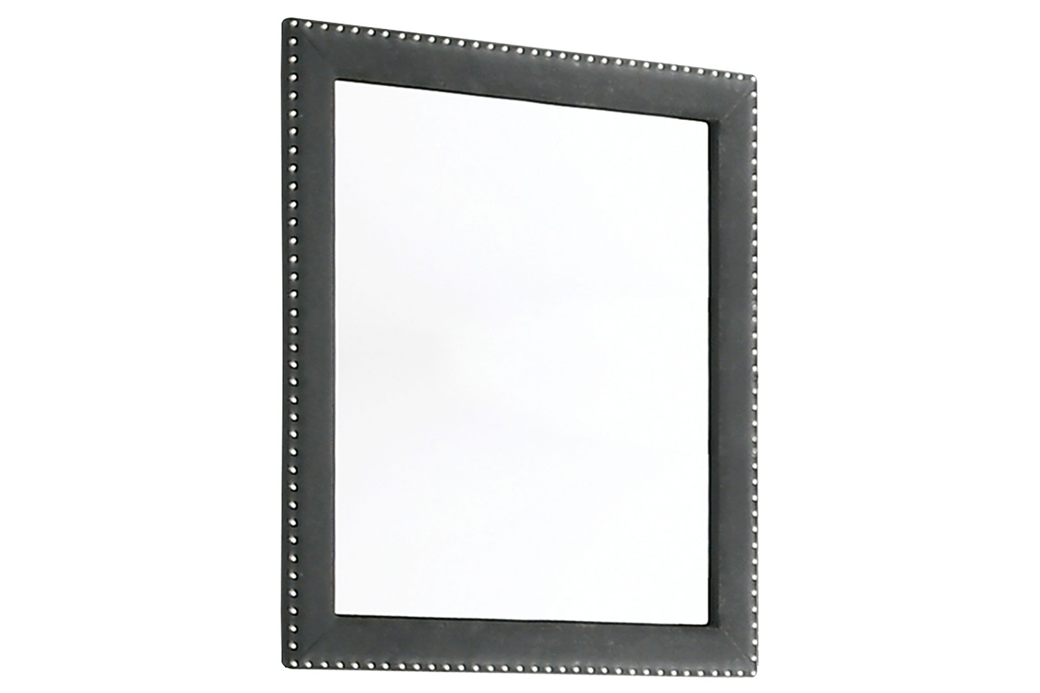 Melody Gray Upholstered Mirror