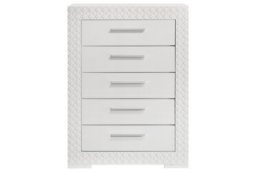Ives White 5-Drawer Chest