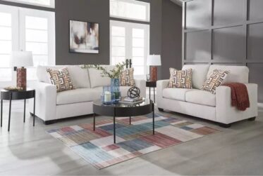 Aviemore Stone 2 Piece Sofa & Loveseat Set