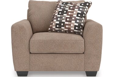 Triston-Peaks Suede Chair And A Half