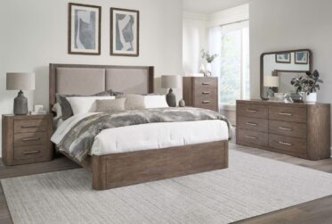 South Bend Burnished Clay Queen 5 Piece Bedroom Set