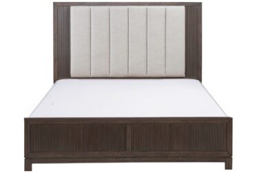 Modern Edge Caffe Queen Upholstered Bed