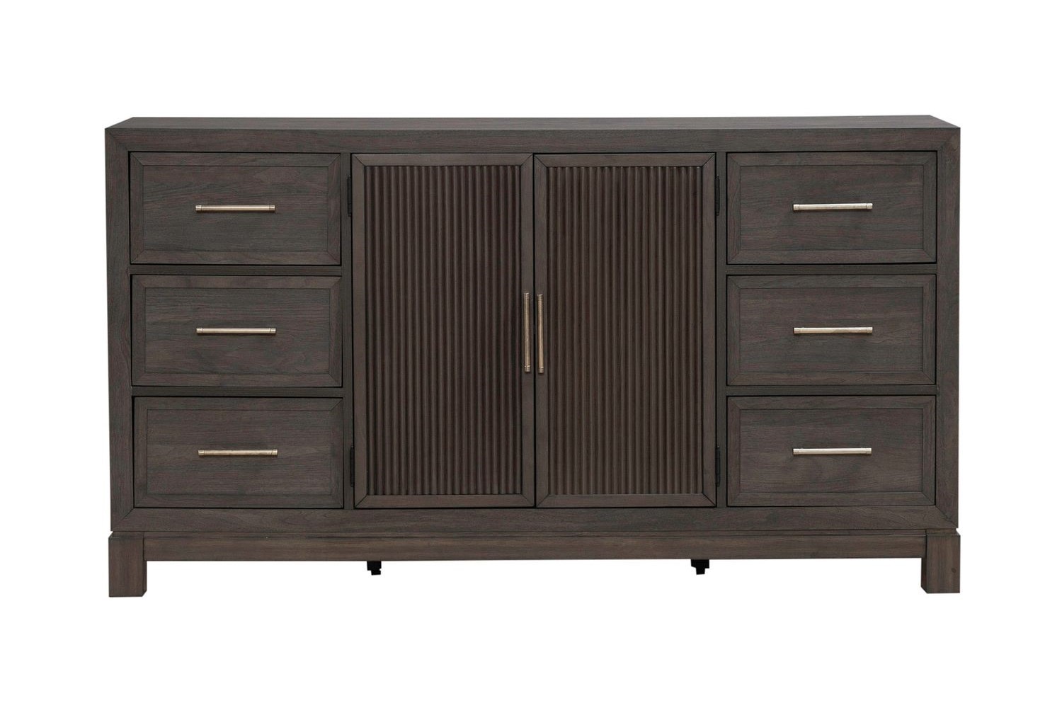 Modern Edge Caffe 2-Door 6-Drawer Dresser