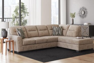 Olten Graphite 2-Piece Sectional With Right Chaise