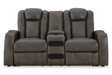 Fyne-Dyme Shadow Power Reclining Loveseat