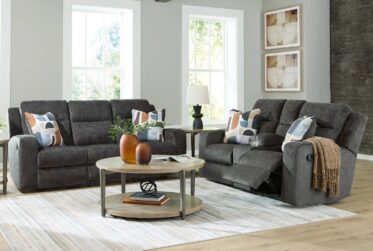 Kanlow Dusk 2 Piece Reclining Sofa & Loveseat Set