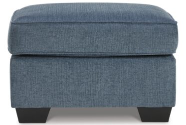 Cashton Blue Ottoman