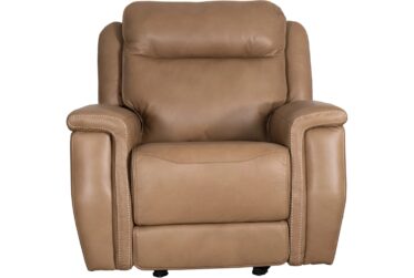 Fischer Saddle Leather Power Recliner By Leather Italia