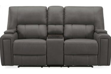 Hudson Oasis Coal Power Reclining Loveseat