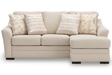 Lango Jute Queen Sleeper Sofa With Chaise