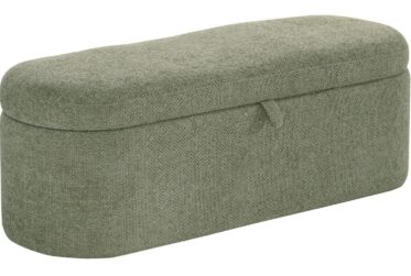 Philipa Light Green Storage Bench